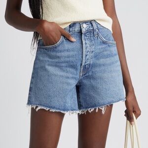 Agolde Blue Jean Shorts